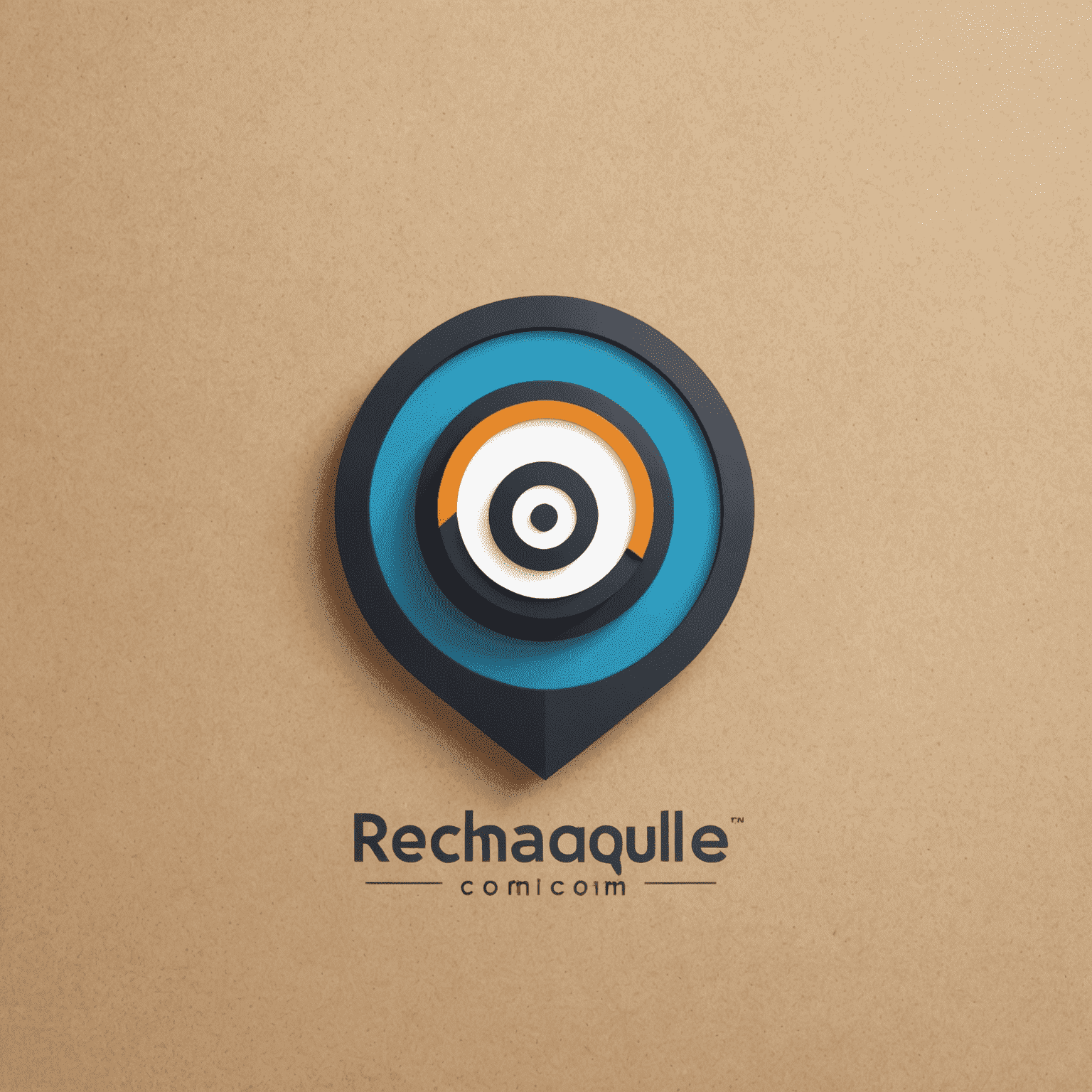 شعار rechaqulee_com - تصميم حديث يمثل حلول الاتصال المتنقلة