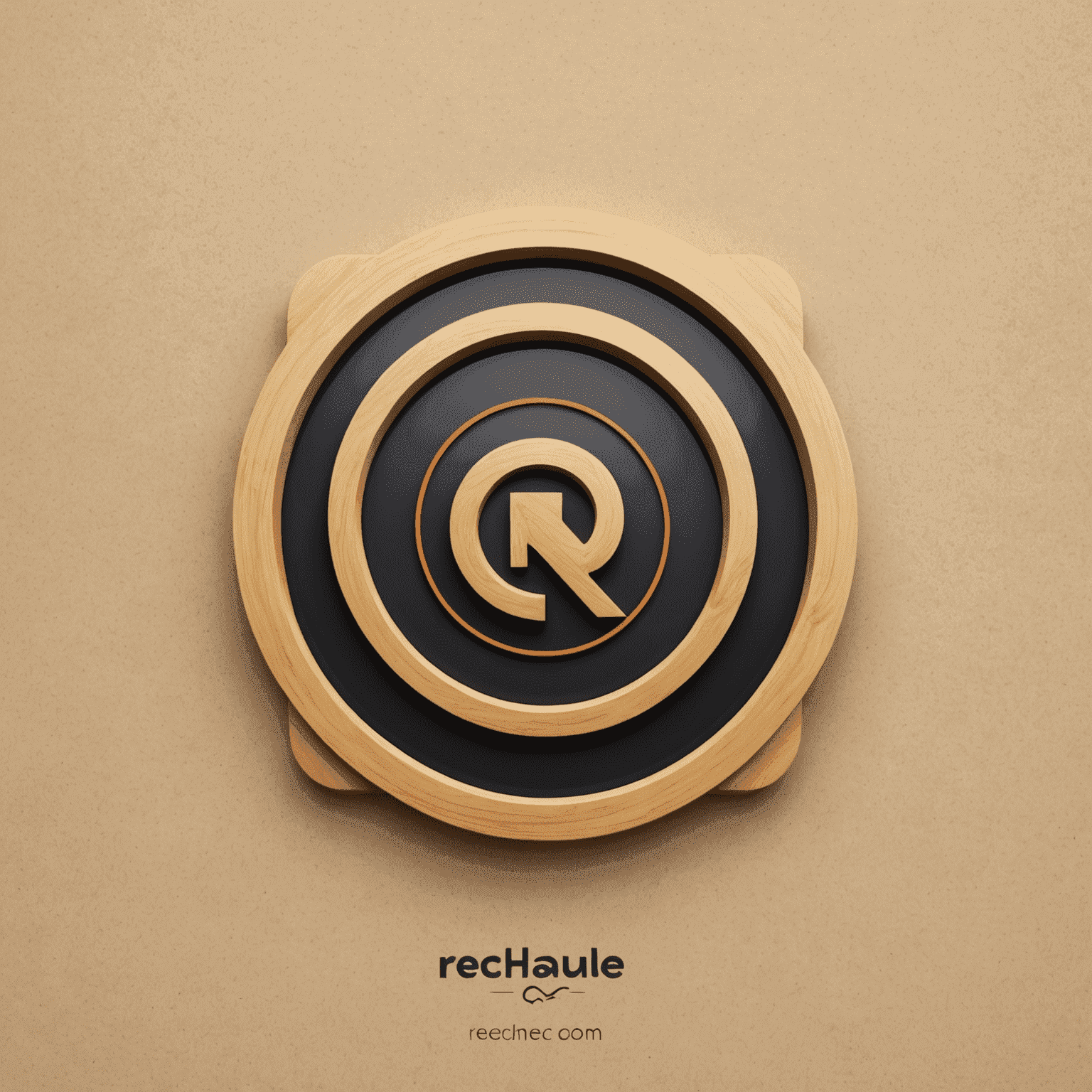 شعار rechaqulee_com - تصميم حديث يمثل حلول الاتصال المتنقلة